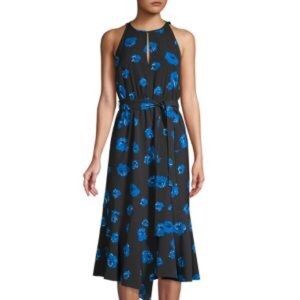 Derek Lam 10 Crosby
Belted Rose-Print Midi Dress